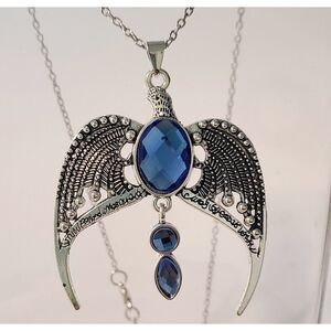 NWT Ravenclaw Lost Diadem Tiara Necklace, Silver Chain Pendant Harry Potter